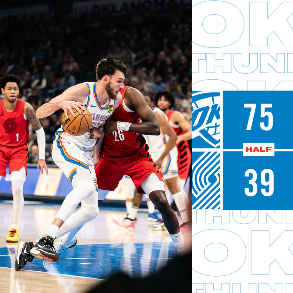 开拓者击败雷霆，继续保持西部前七